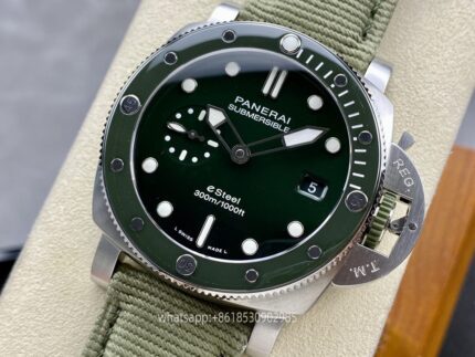 Panerai Submersible Mens Watch 44mm Automatic Mechanical Movement Stainless Steel Watches SB Factory - Image 3