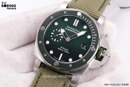 Panerai Submersible Mens Watch 44mm Automatic Mechanical Movement Stainless Steel Watches SB Factory - Image 3