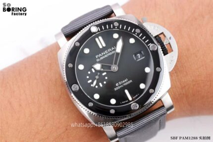 Panerai Submersible Mens Watch 44mm Automatic Mechanical Movement Stainless Steel Watches SB Factory - Image 2