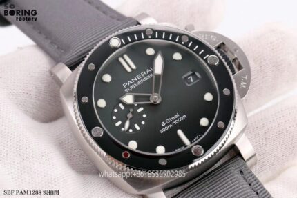 Panerai Submersible Mens Watch 44mm Automatic Mechanical Movement Stainless Steel Watches SB Factory - Image 5