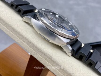 Panerai Submersible Mens Watch 44mm Automatic Mechanical Movement Stainless Steel Watches SB Factory - Image 5