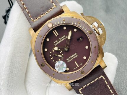 Panerai Submersible Mens Watch 47mm Cal. 9010 Automatic Mechanical Movement Stainless Steel Watches ZF Factory - Image 2