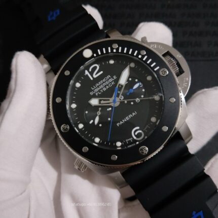 Panerai Submersible Mens Watch 47mm Automatic Mechanical Movement Stainless Steel Watches - Image 2