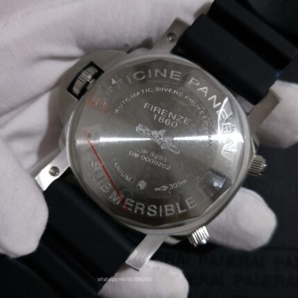 Panerai Submersible Mens Watch 47mm Automatic Mechanical Movement Stainless Steel Watches - Image 7