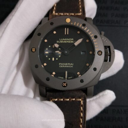 Panerai Submersible Mens Watch 47mm Automatic Mechanical Movement Stainless Steel Watches