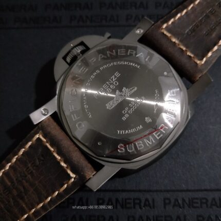 Panerai Submersible Mens Watch 47mm Automatic Mechanical Movement Stainless Steel Watches - Image 9