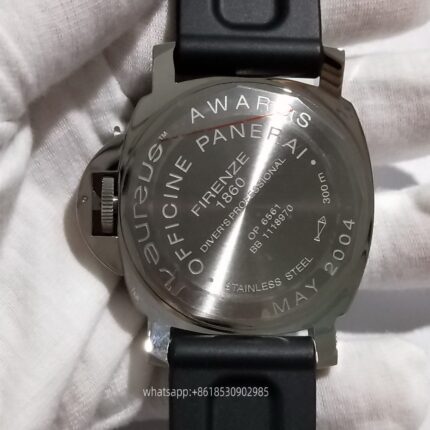 Panerai Submersible Mens Watch 44mm Automatic Mechanical Movement Stainless Steel Watches - Image 9