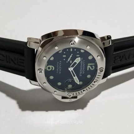 Panerai Submersible Mens Watch 44mm Automatic Mechanical Movement Stainless Steel Watches - Image 4