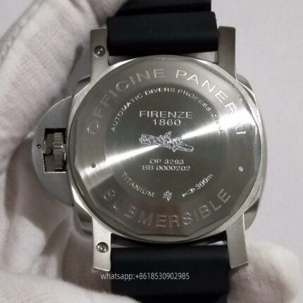 Panerai Submersible Mens Watch 47mm Automatic Mechanical Movement Stainless Steel Watches - Image 9