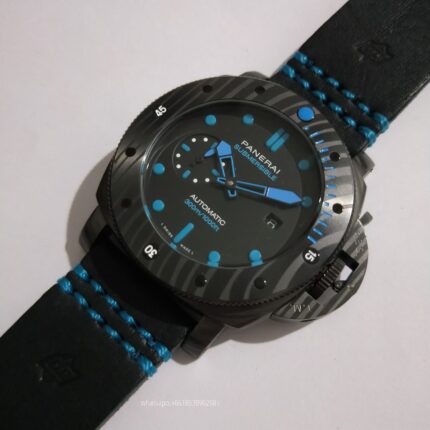 Panerai Submersible Mens Watch 47mm Automatic Mechanical Movement Stainless Steel Watches - Image 4