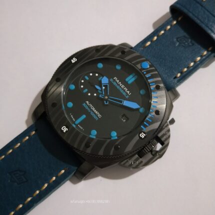 Panerai Submersible Mens Watch 47mm Automatic Mechanical Movement Stainless Steel Watches - Image 4