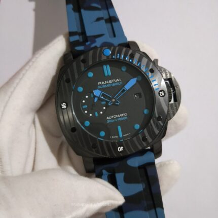 Panerai Submersible Mens Watch 47mm Automatic Mechanical Movement Stainless Steel Watches - Image 3