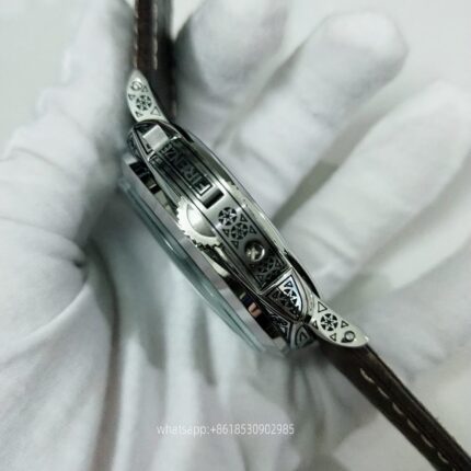 Panerai Submersible Mens Watch 47mm Automatic Mechanical Movement Stainless Steel Watches - Image 6