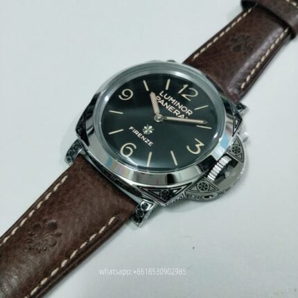 Panerai Submersible Mens Watch 47mm Automatic Mechanical Movement Stainless Steel Watches - Image 4