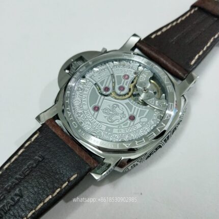 Panerai Submersible Mens Watch 47mm Automatic Mechanical Movement Stainless Steel Watches - Image 7