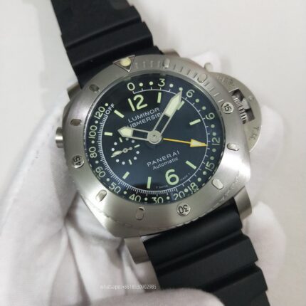 Panerai Submersible Mens Watch 47mm Automatic Mechanical Movement Stainless Steel Watches - Image 3