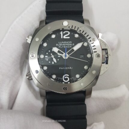Panerai Submersible Mens Watch 47mm Automatic Mechanical Movement Stainless Steel Watches
