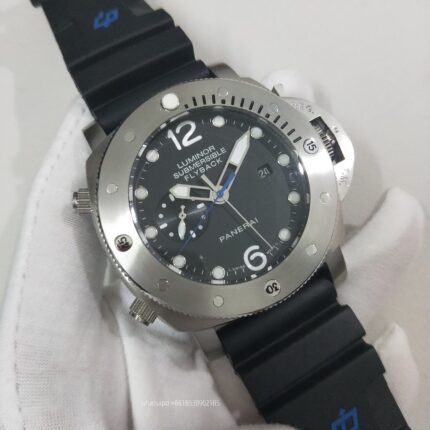 Panerai Submersible Mens Watch 47mm Automatic Mechanical Movement Stainless Steel Watches - Image 2