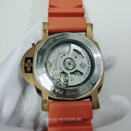 Panerai Submersible Mens Watch 47mm Automatic Mechanical Movement Stainless Steel Watches - Image 7