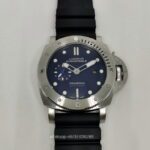 Panerai Submersible Mens Watch 47mm Automatic Mechanical Movement Stainless Steel Watches