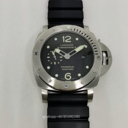 Panerai Submersible Mens Watch 47mm Automatic Mechanical Movement Stainless Steel Watches