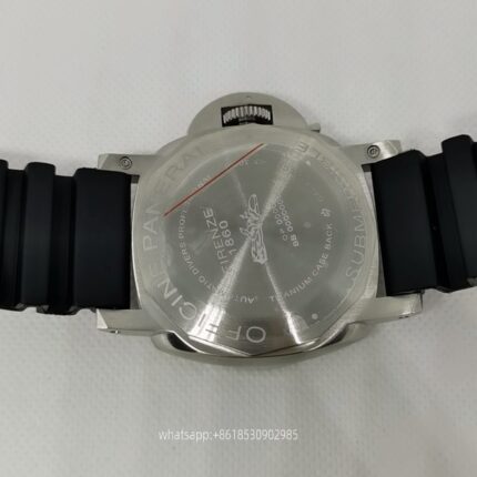 Panerai Submersible Mens Watch 47mm Automatic Mechanical Movement Stainless Steel Watches - Image 7