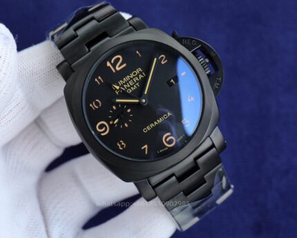 Panerai Luminor Mens Watch 44mm Cal.9001 Automatic Mechanical Movement Stainless Steel Watches - Image 3