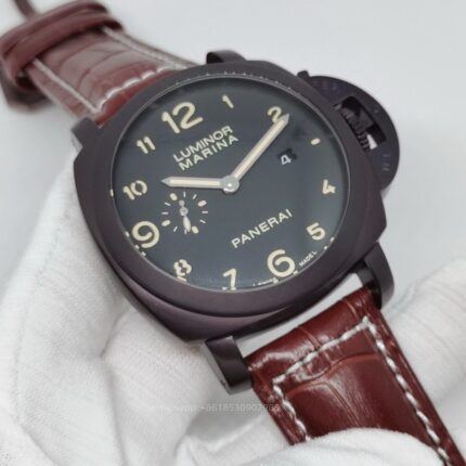 Panerai Luminor Mens Watch 44mm Cal.9001 Automatic Mechanical Movement Stainless Steel Watches - Image 3