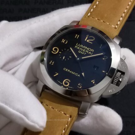 Panerai Luminor Mens Watch 44mm Automatic Mechanical Movement Stainless Steel Watches - Image 2