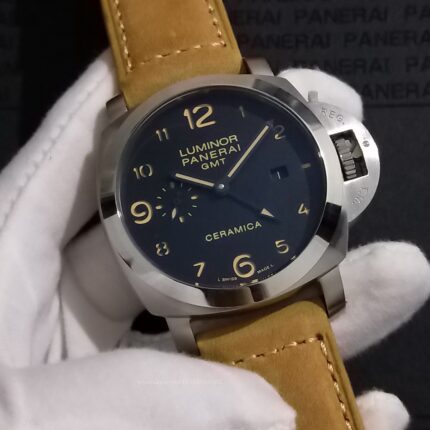 Panerai Luminor Mens Watch 44mm Automatic Mechanical Movement Stainless Steel Watches - Image 3