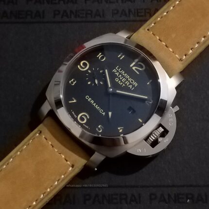 Panerai Luminor Mens Watch 44mm Automatic Mechanical Movement Stainless Steel Watches - Image 8