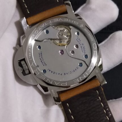 Panerai Luminor Mens Watch 47mm Cal.P3000 Automatic Mechanical Movement Stainless Steel Watches - Image 7