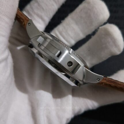 Panerai Luminor Mens Watch 47mm Automatic Mechanical Movement Stainless Steel Watches - Image 7