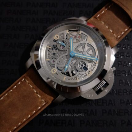 Panerai Luminor Mens Watch 47mm Automatic Mechanical Movement Stainless Steel Watches - Image 4