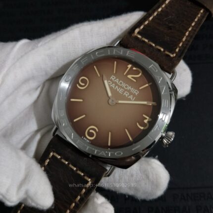 Panerai Luminor Mens Watch 47mm Cal.p3000 Automatic Mechanical Movement Stainless Steel Watches - Image 2