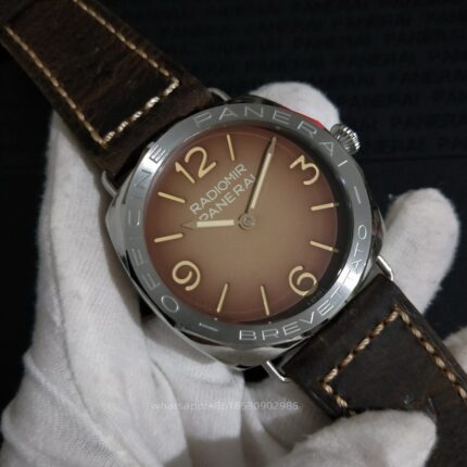 Panerai Luminor Mens Watch 47mm Cal.p3000 Automatic Mechanical Movement Stainless Steel Watches - Image 3