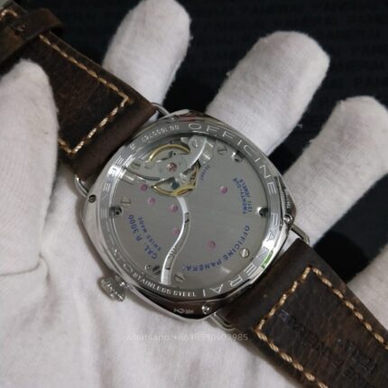 Panerai Luminor Mens Watch 47mm Cal.p3000 Automatic Mechanical Movement Stainless Steel Watches - Image 7