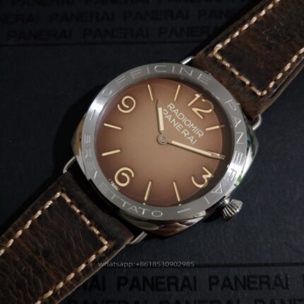Panerai Luminor Mens Watch 47mm Cal.p3000 Automatic Mechanical Movement Stainless Steel Watches - Image 4