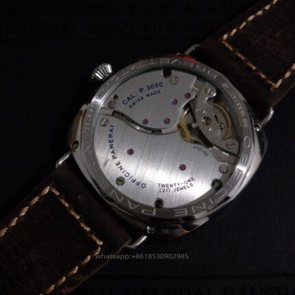 Panerai Luminor Mens Watch 47mm Cal.p3000 Automatic Mechanical Movement Stainless Steel Watches - Image 9