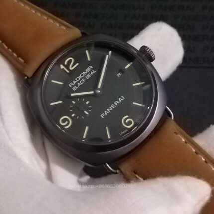 Panerai Luminor Mens Watch 47mm Automatic Mechanical Movement Stainless Steel Watches - Image 3