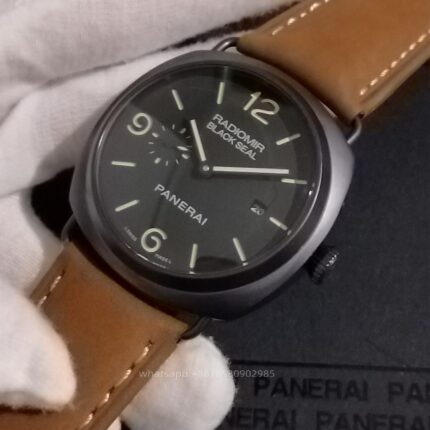 Panerai Luminor Mens Watch 47mm Automatic Mechanical Movement Stainless Steel Watches - Image 2