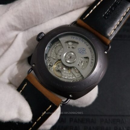 Panerai Luminor Mens Watch 47mm Automatic Mechanical Movement Stainless Steel Watches - Image 7
