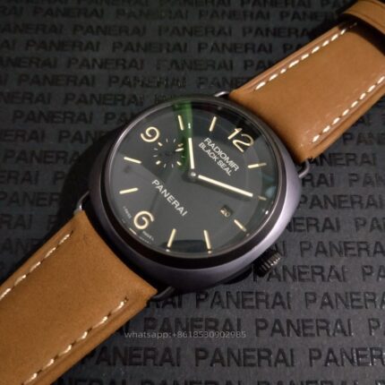 Panerai Luminor Mens Watch 47mm Automatic Mechanical Movement Stainless Steel Watches - Image 4