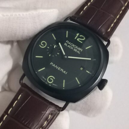 Panerai Luminor Mens Watch 45mm Automatic Mechanical Movement Stainless Steel Watches - Image 4