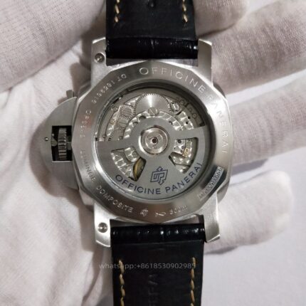 Panerai Luminor Mens Watch 44mm Automatic Mechanical Movement Stainless Steel Watches - Image 9