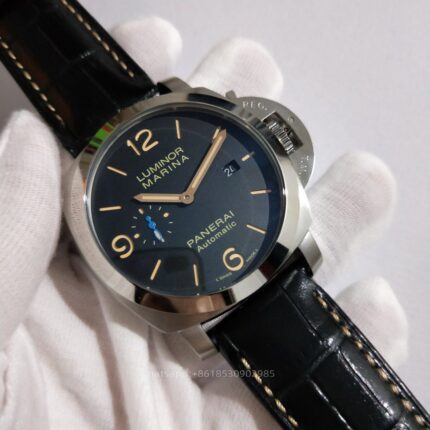 Panerai Luminor Mens Watch 44mm Automatic Mechanical Movement Stainless Steel Watches - Image 2