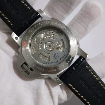 Panerai Luminor Mens Watch 44mm Automatic Mechanical Movement Stainless Steel Watches - Image 7