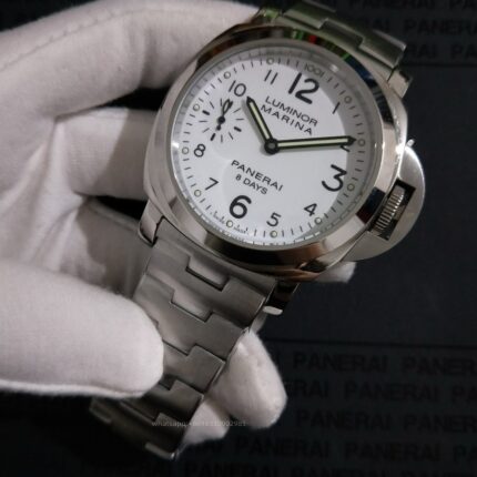 Panerai Luminor Mens Watch 44mm Cal.5000 Automatic Mechanical Movement Stainless Steel Watches - Image 2