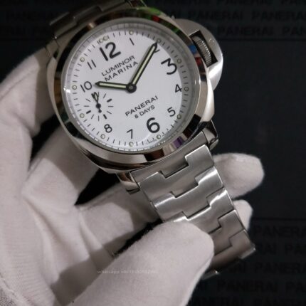 Panerai Luminor Mens Watch 44mm Cal.5000 Automatic Mechanical Movement Stainless Steel Watches - Image 3