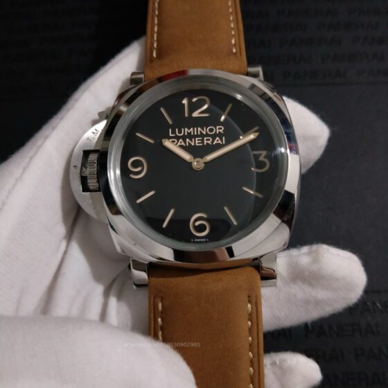 Panerai Luminor Mens Watch 47mm Cal.P3000 Automatic Mechanical Movement Stainless Steel Watches
